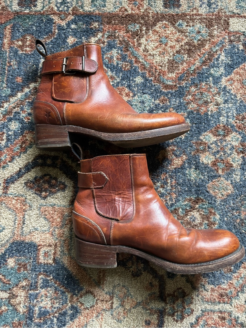 Women’s Vintage Frye Ankle Boots Classic Pull-On Chelsea Style